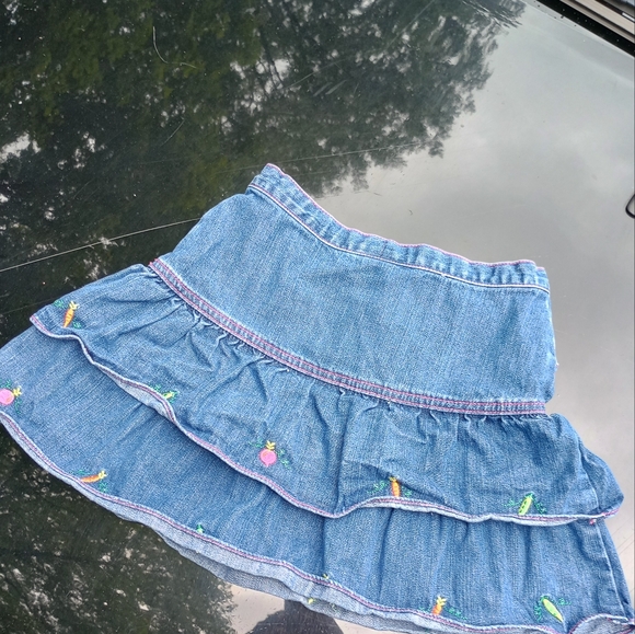 Vintage Y2K Little Girl Jean Skirt - Picture 2 of 3